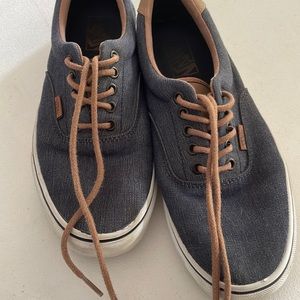 Vans blue and brown mens size 10.5